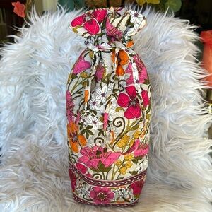 Vera Bradley Retired Teagarden Bottle Draw string Bag